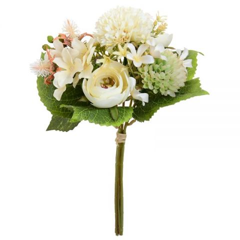 RAMO ATADO POM POM *CREMA 231402