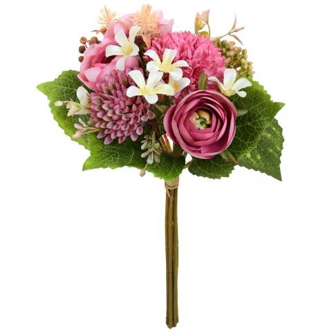 RAMO ATADO POM POM *ROSA 231440