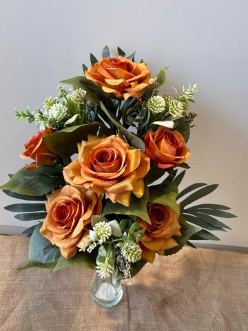 RAMO ENCARADO ROSAS *NARANJA 7714