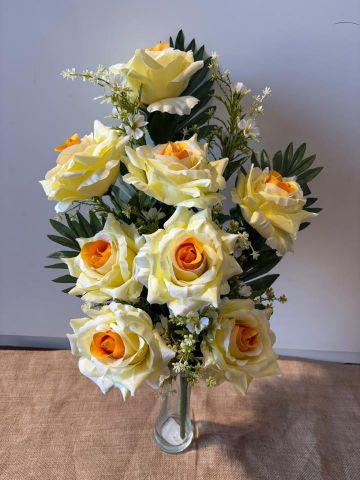 RAMO ENCARADO ROSAS *AMARILLO 6532