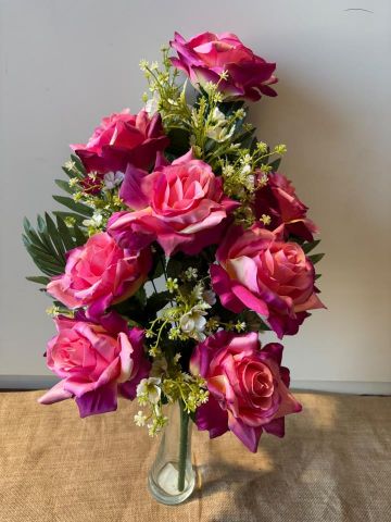 RAMO ENCARADO ROSAS *LILA 6532