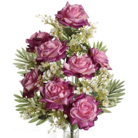 RAMO ENCARADO ROSAS *LILA 6532