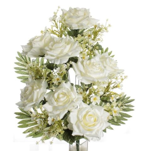 RAMO ENCARADO ROSAS *BLANCO 6532