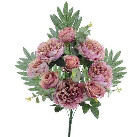 RAMO ENCARADO PEONIAS CAPULLOS *MALVA 5524-06