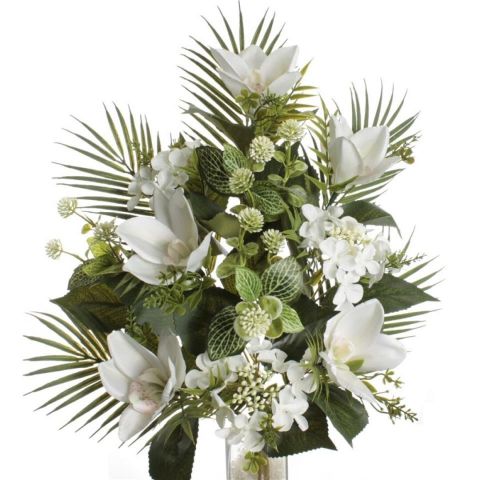 RAMO ENCARADO CYMBIDIUM 5592-CREMA