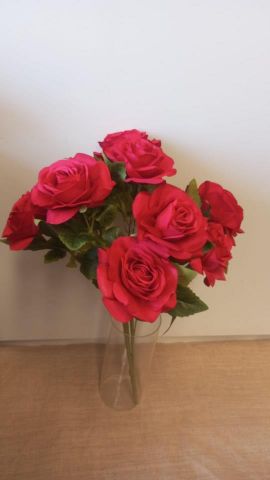 RAMO ROSAS X9 *ROJO 5640