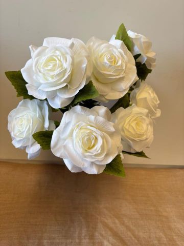 RAMO ROSAS X9 *BLANCO 5640