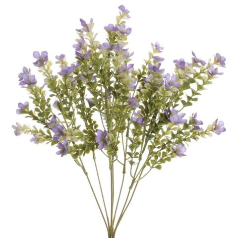 RAMO RELLENO CON FLORECILLAS * LILA 7718