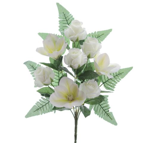 RAMO ENCARADO ROSA/MAGNOLIO*CREMA 8707-01