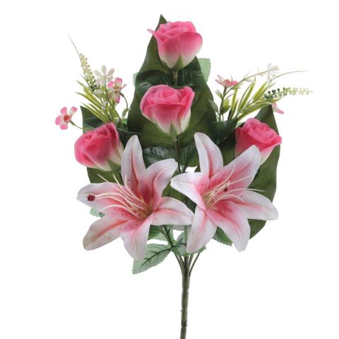 RAMO LILIUM/CAPULLOS*ROSA *8713-12