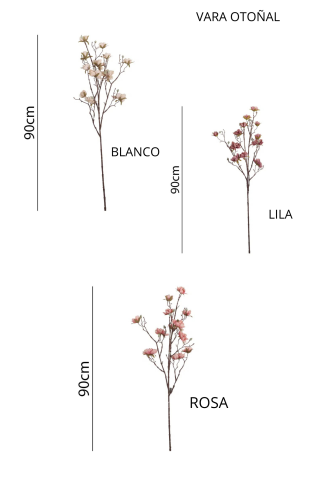 VARA MAGNOLIO OTOÑAL 3 COLORES 90 CMS 631409