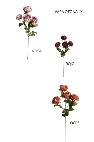 VARA ROSA X3 OTOÑAL 3 COLORES 630983
