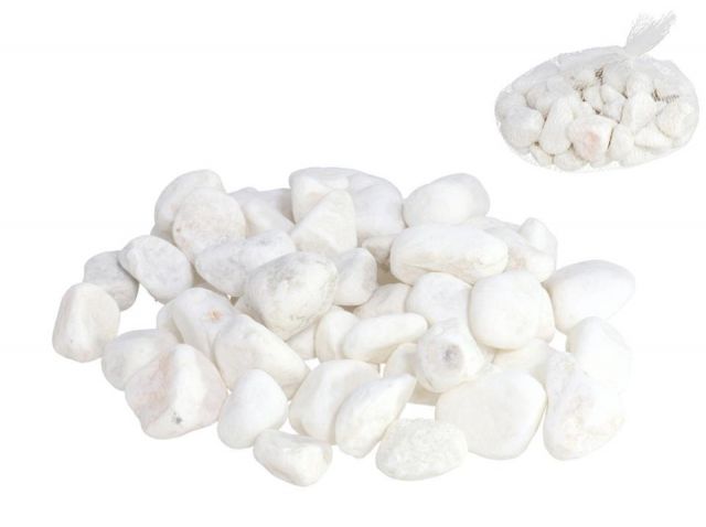 PIEDRA DECORACION BLANCA 600GR 2,5-3´5CMS 83082