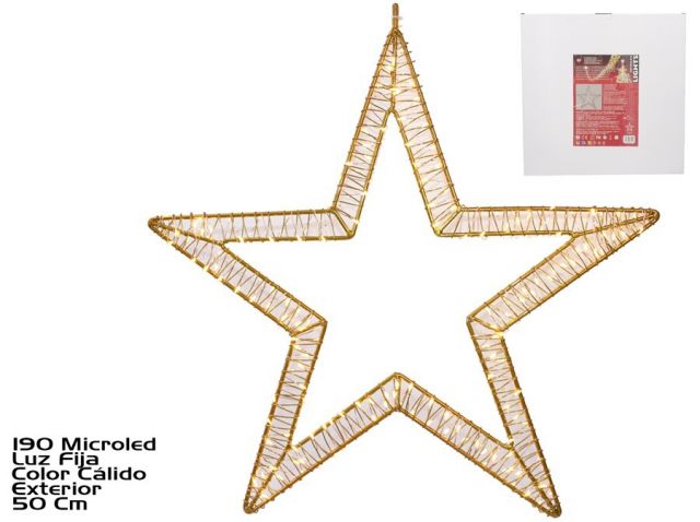  ESTRELLA EXT. 190 MICROLEDS CALIDA FIJA 50 85201