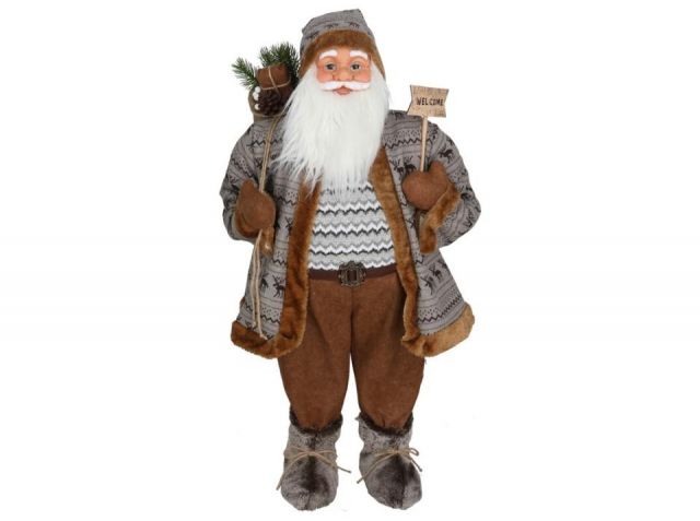 SANTA CLAUS SIRTH 90CM MARRON 89285