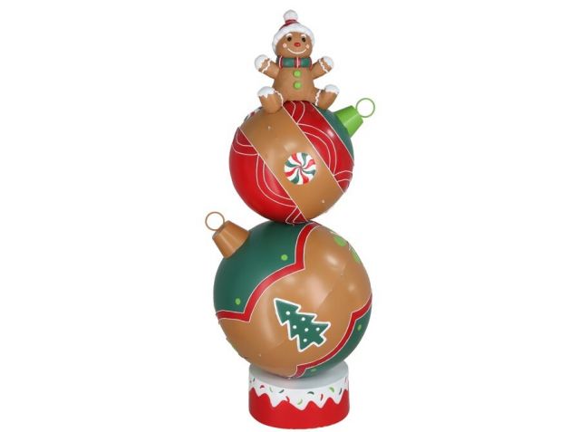 FIG. BOLAS DEC. C/ LED 41,5X40X102CM 515410