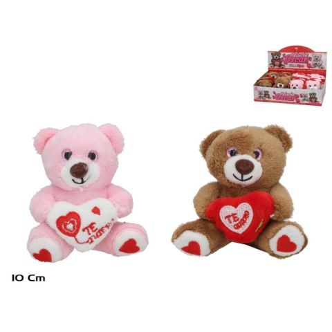 PELUCHE CON CORAZON 10CM 2SRTD 579481
