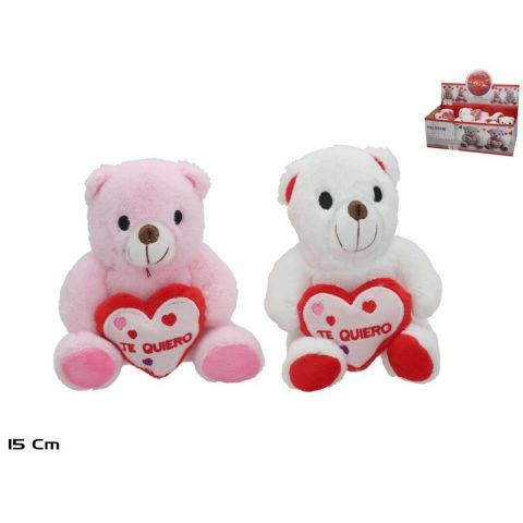 PELUCHE CORAZON TE QUERO 15CM *538617