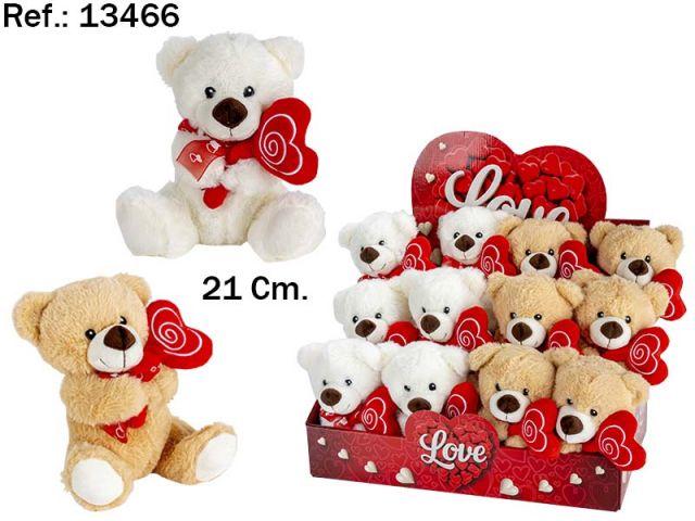 OSO 2 COLORES GLOBO 21CM *13466