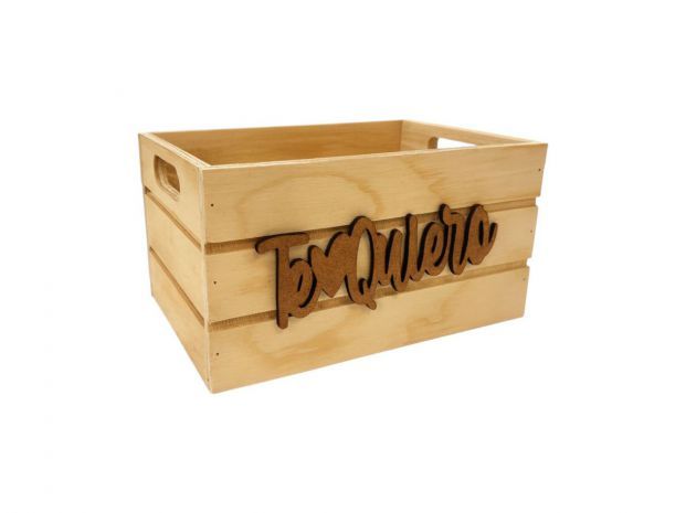 CAJA MADERA 28X18X12 TEQUIERO 