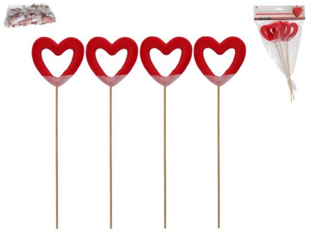 PACK 4 PICK CORAZON 0747