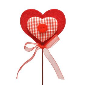 PICK CORAZON VICHY 7 CMS CON 50 CMS DE PALO 