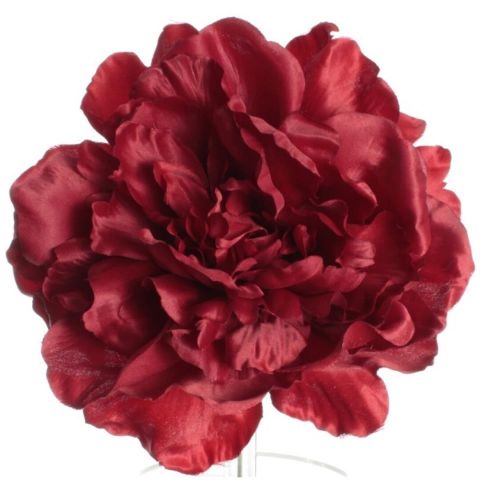 FLOR FLAMENCA PEONIA G 7808 C-14 ROJO  OSCURO 