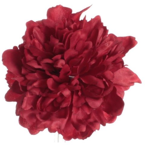 FLOR FLAMENCA CLAVEL 7811 C-14 ROJO OSCURO
