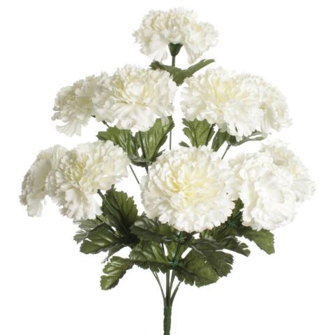 RAMO CLAVEL X10 *BLANCO 7838