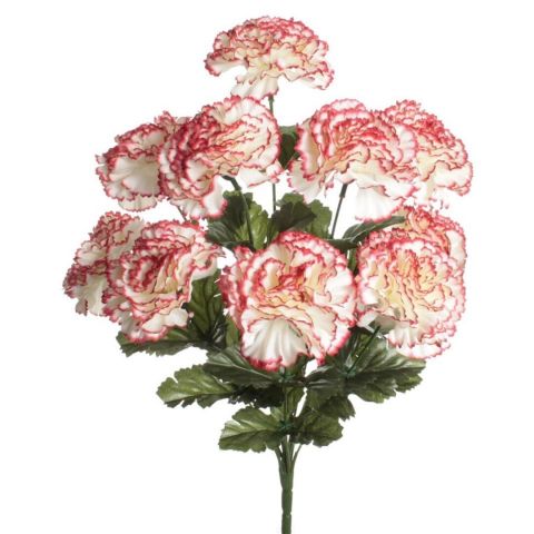 RAMO CLAVEL X10 NARANJA JASPEADO 7838