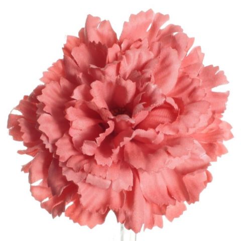 FLOR FLAMENCA CLAVEL PQ 7816 SALMÓN  C-7