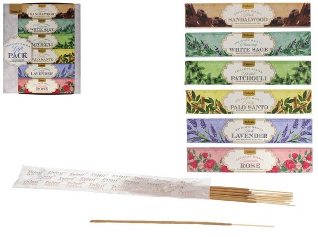 INCIENSO 15 G 14 STICKS PACK 6 SURTIDOS 4093