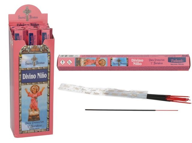 INCIENSO 24G 20 STICKS SACRED AROMA NIÑO DIVINO