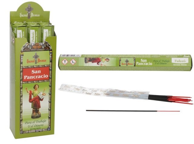 INCIENSO 24G 20 STICKS SACRED AROMA SAN PANCRACIO