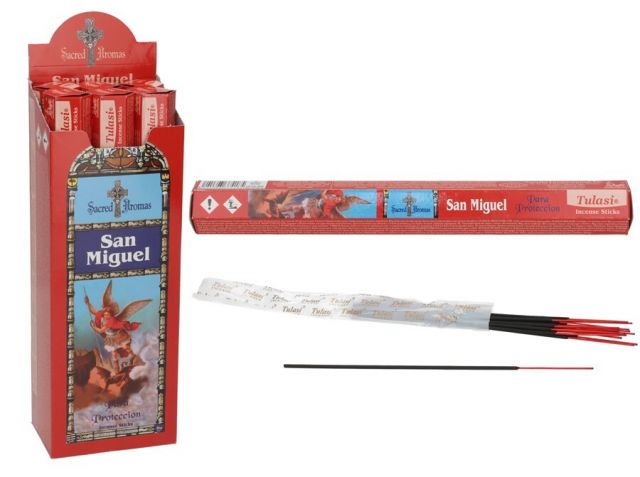 INCIENSO 24G 20 STICKS SACRED AROMA SAN MIGUEL