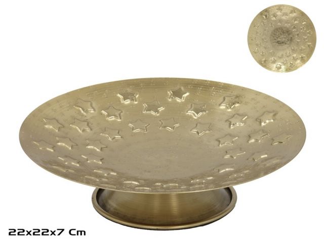 BANDEJA MULTIUSO 22X22X7 CMS *ORO 03858