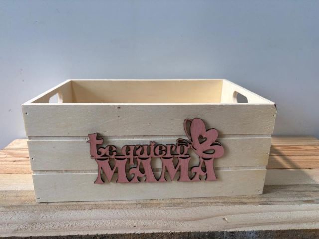 CAJA MADERA TEQUIERO MAMA 28X18X12 10010-4