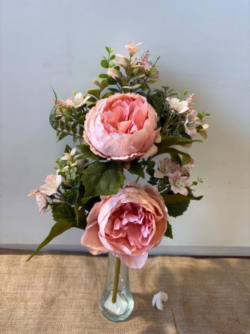 RAMO ENCARDO PEONIA -HORTENSIA *ROSA 7858