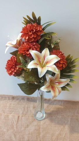 RAMO ENCARADO ZINIA-LILIUM *NARANJA 7868