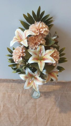 RAMO ENCARADO ZINIA-LILIUM *SALMÓN 7868