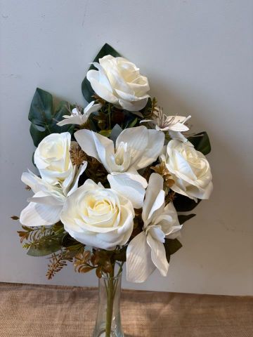 RAMO ENCARADO ROSA-ORQUIDEA *BLANCO 7866