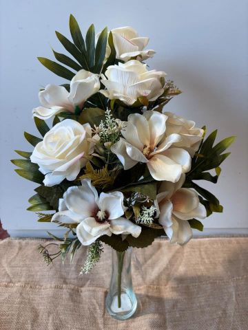 RAMO ENCARADO ROSA -MAGNOLIA *CREMA 7867