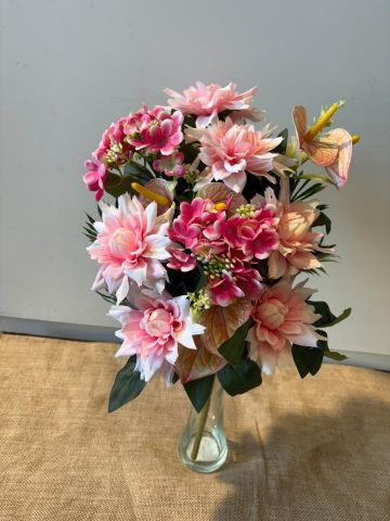 RAMO ENCARADO DALIA-ANTHURIUM *ROSA 5716