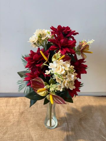 RAMO ENCARADO DALIA-ANTHURIUM *ROJO 5716