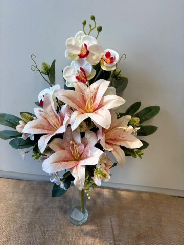 RAMO ENCARADO LILIUM ORQUIDEA *ROSA 5683