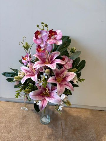RAMO ENCARADO LILIUM ORQUIDEA *LILA 5683