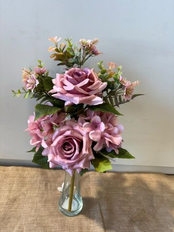 RAMO ENCARADO ROSA HORTENSIA *LILA 7856