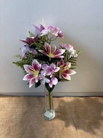 RAMO ENCARADO LILIUM HORTENSIA *LILA 5677