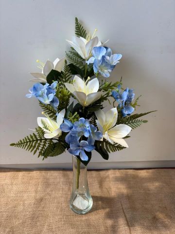 RAMO ENCARADO LILIUM HORTENSIA *AZUL 5677