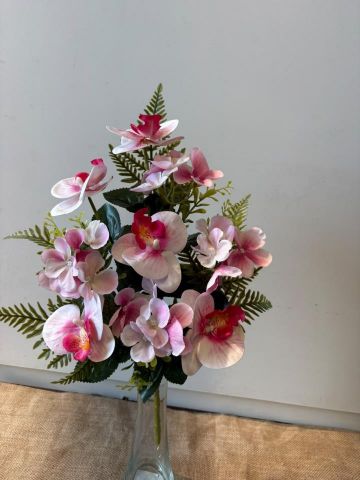 RAMO ENCARADO ORQUIDEA HORTENSIA *ROSA 5687